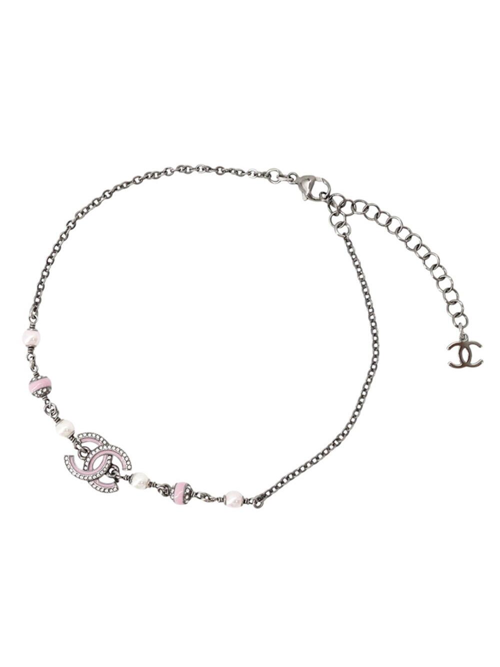 Chanel Cc Logo Pendant Necklace Metal #327624C15B